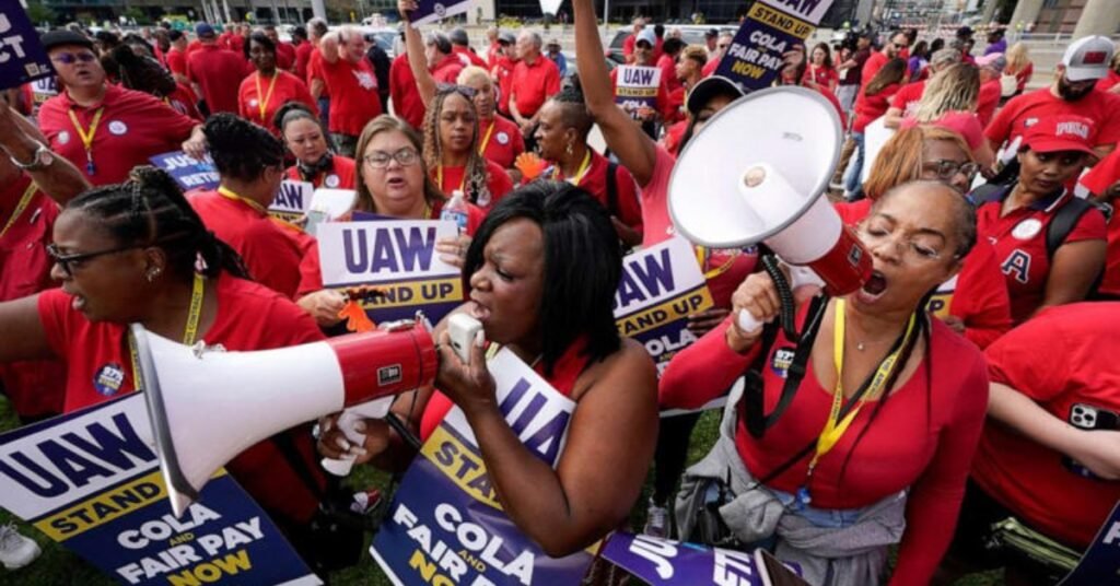 Biden Joins UAW Picket Line in Historic Move (