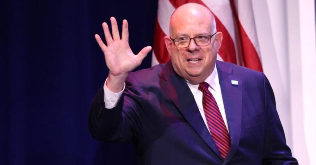 Former Maryland GOP Gov. Larry Hogan urges Vivek Ramaswamy and other GOP candidates to drop out. Hogan warns against a repeat of the divisive 2016 election.