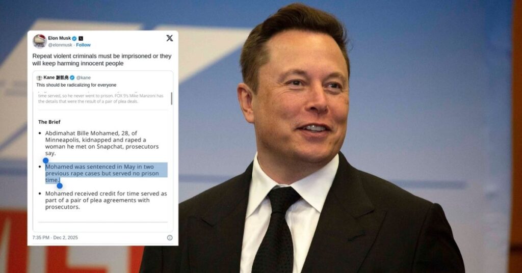 Elon Musk Slams Lenient Sentencing In The Mohamed Rape Case