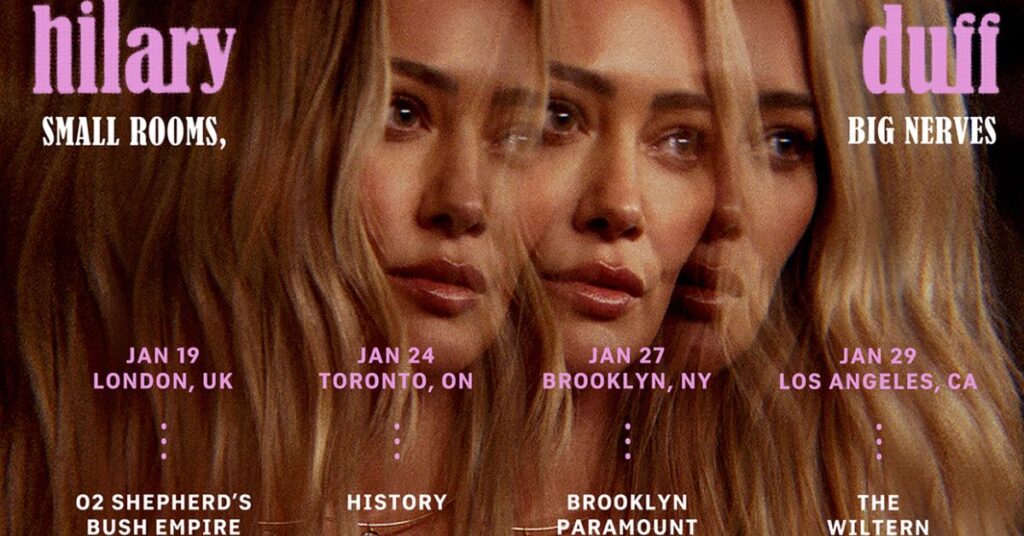Hilary Duff Sparks Joy With 2026 Tour Kickoff In London