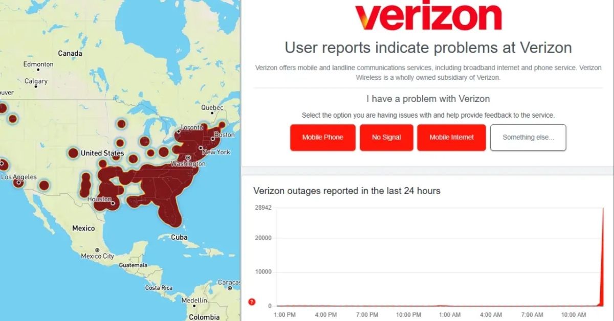 Verizon Nationwide Outage Resolved Service Restored