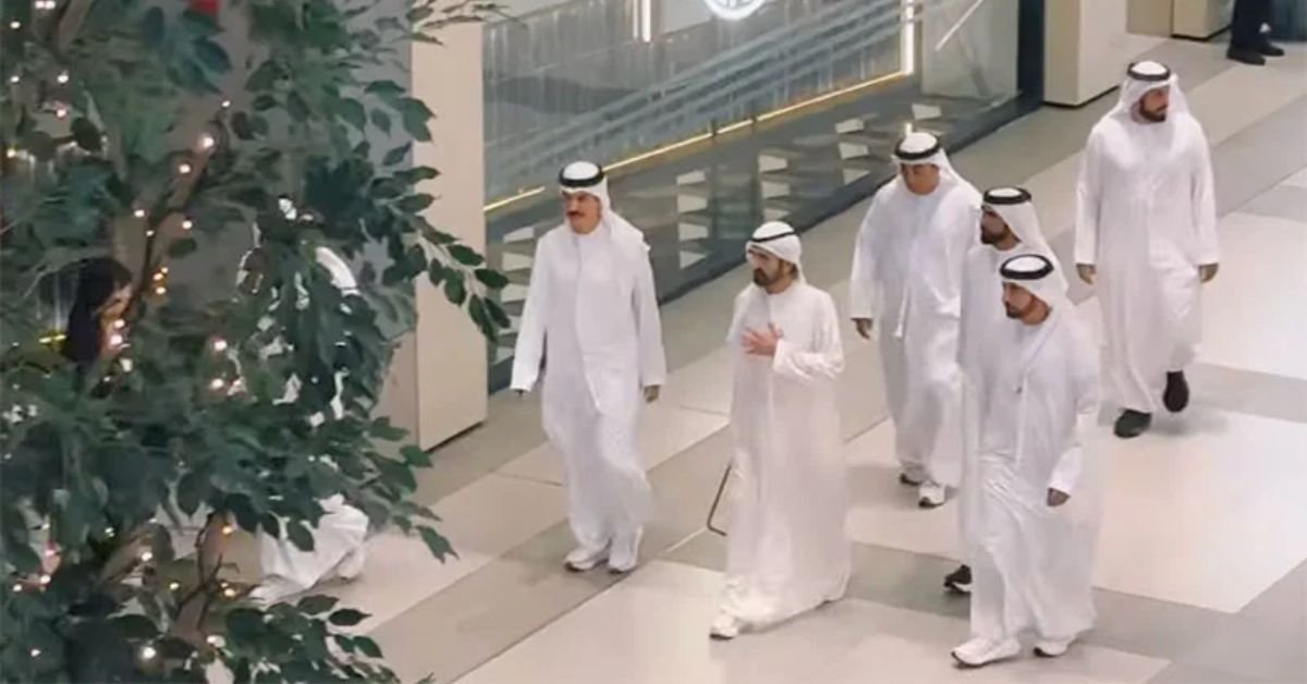Sheik Mohammed bin Rashid Al Maktoum Makes Surprise Visit to Dubai Hills Mall