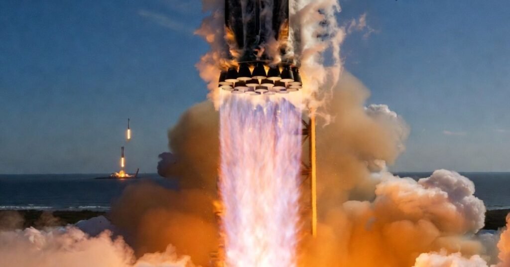 SpaceX Falcon Heavy Launches Final ViaSat-3 Satellite In Flawless Return To Flight