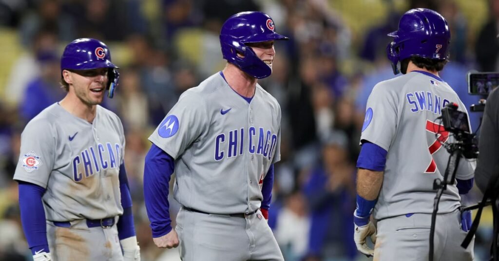Swanson's Homer Powers Cubs Past Dodgers In 6-4 Win