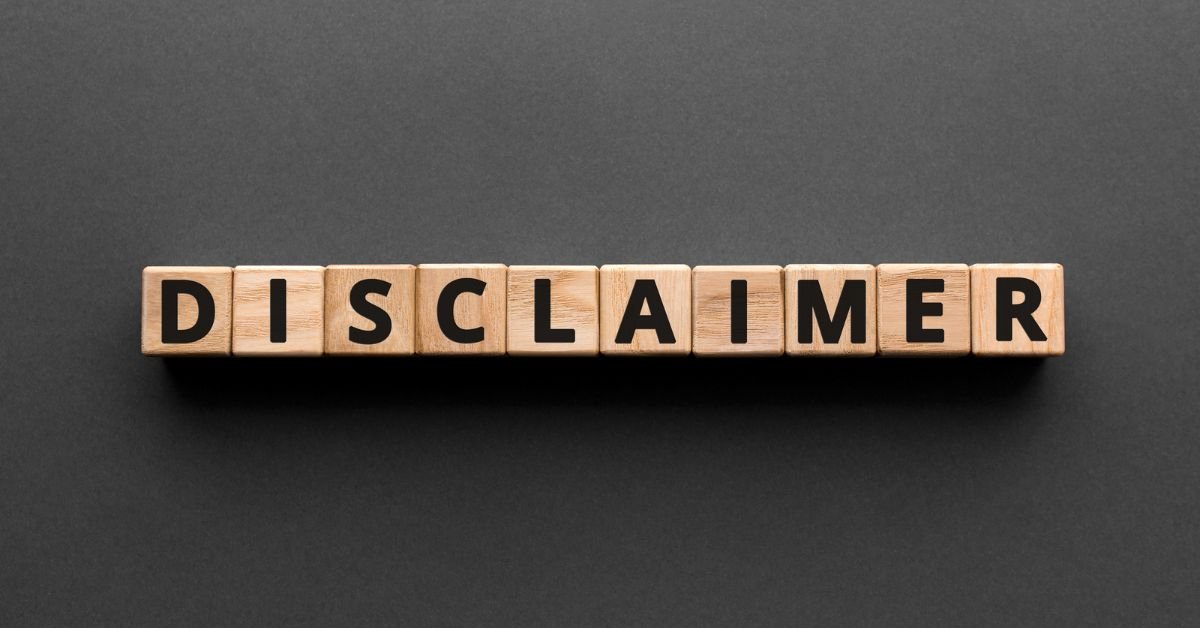 DISCLAIMER THOUSIF INCORPORATED